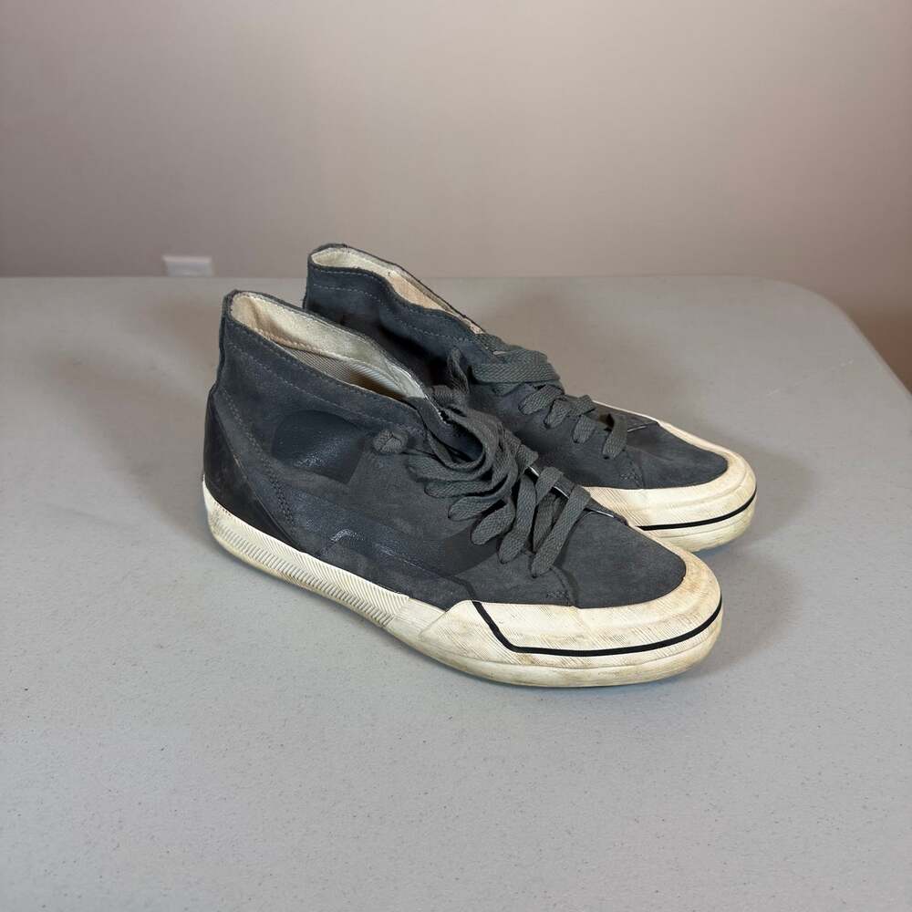 Sorel Grit Sneaker Mens 7 Chukka Waterproof Grill Sea Salt Colorway Suede